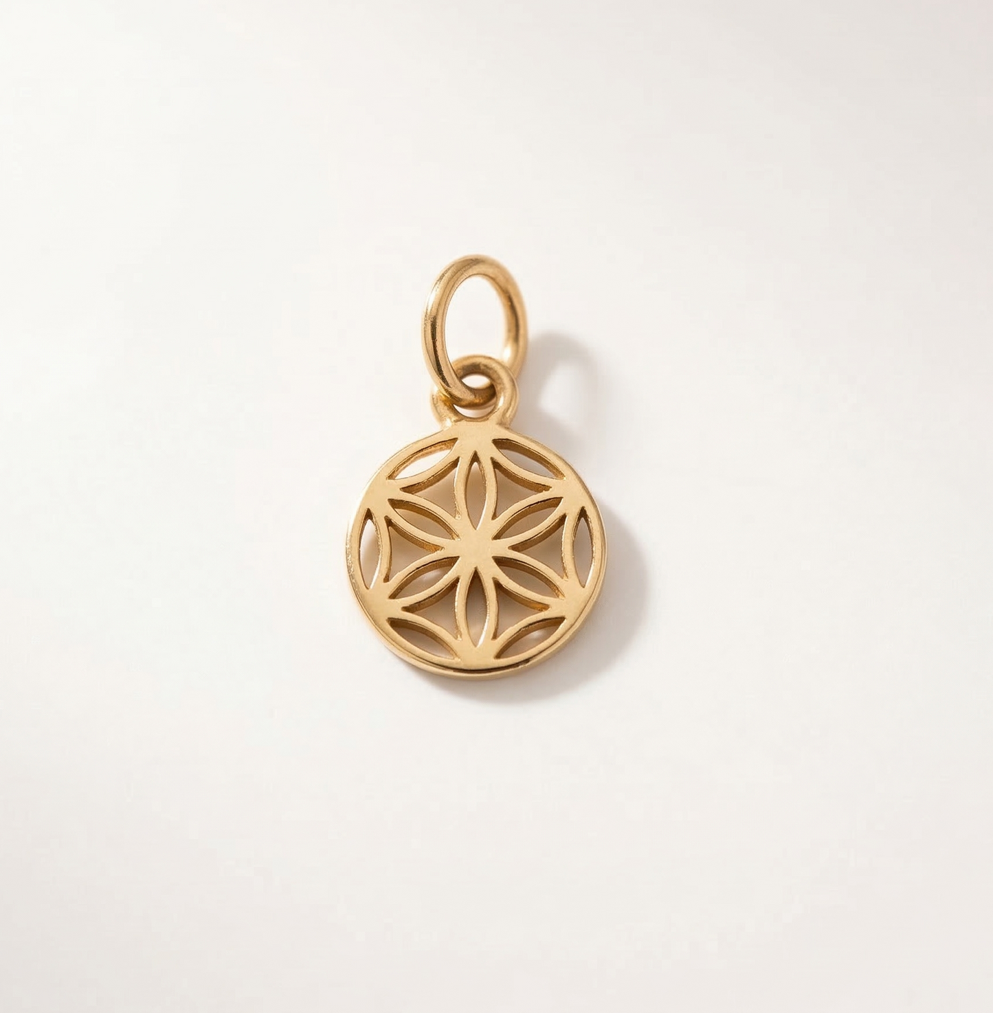 circle of life gold charm