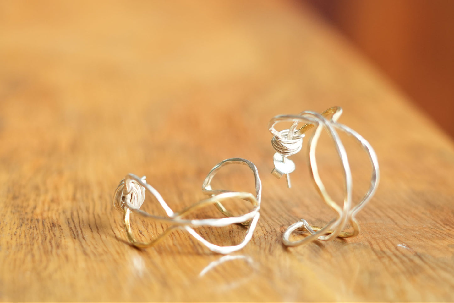 Sienna Dual Tone Hoops