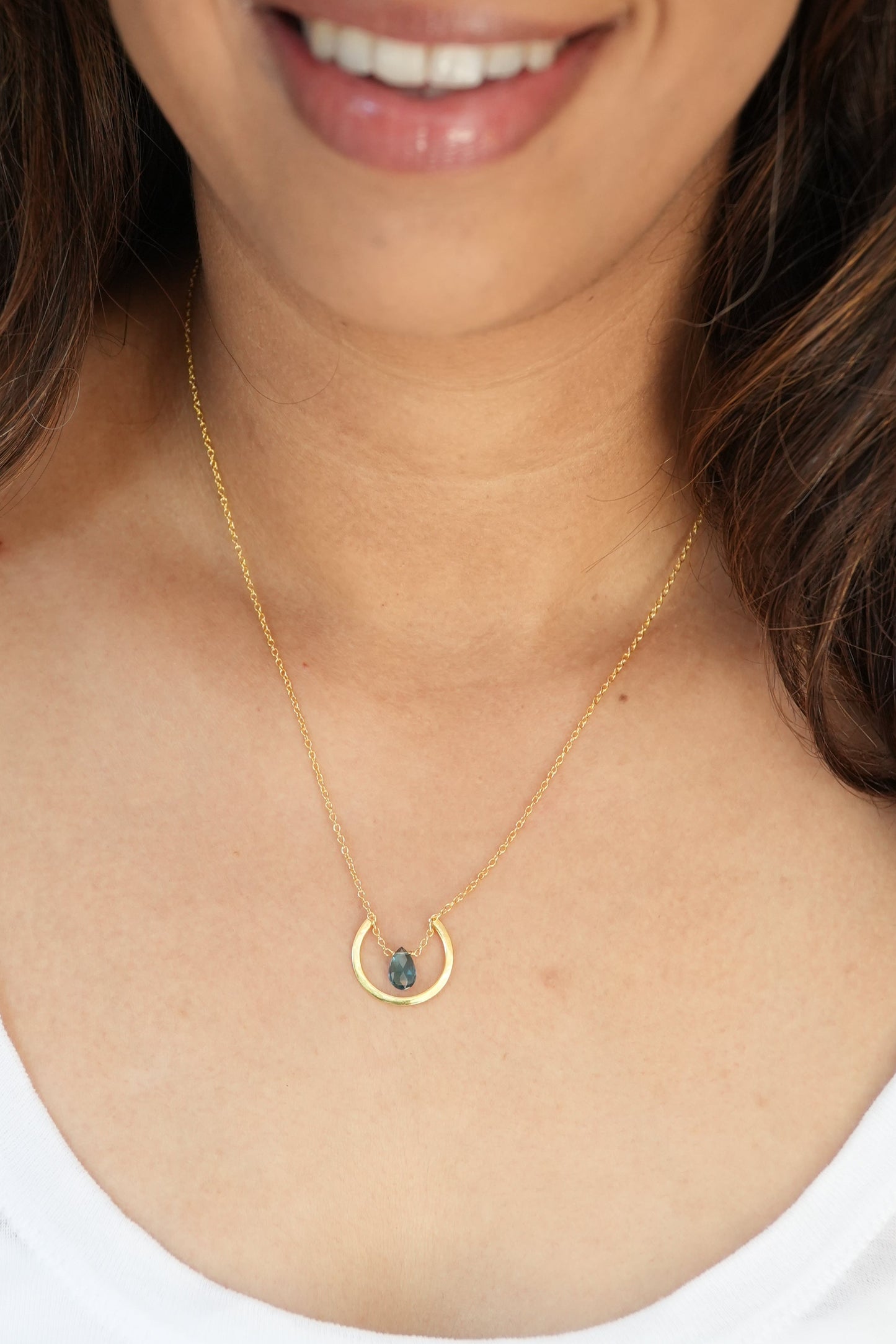 Moon drop Necklace