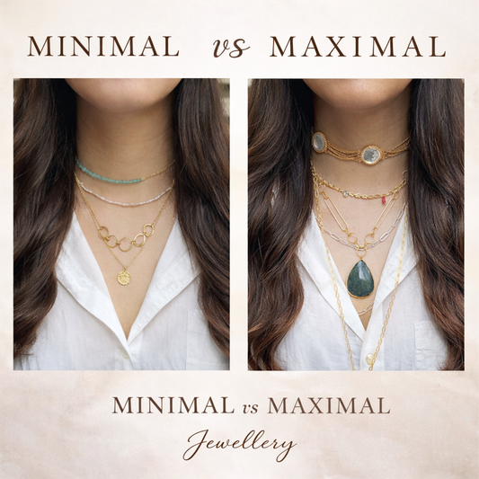 Minimal Jewellery and Maximal Jewellery: How to Style Both | Bibka