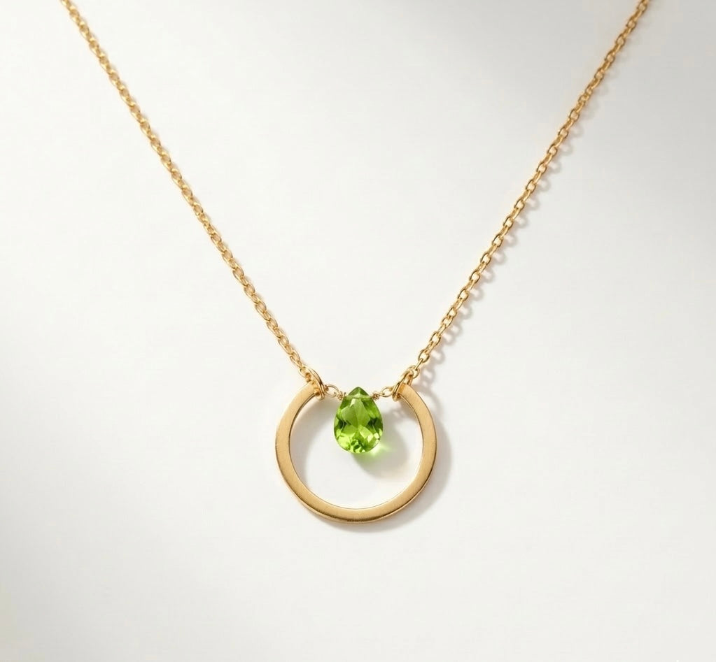 Moon drop Necklace