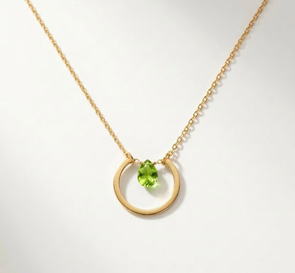 Moon drop Necklace