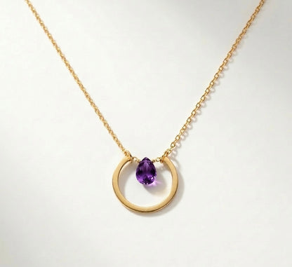 Moon drop Necklace