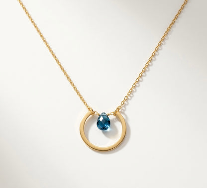 Moon drop Necklace