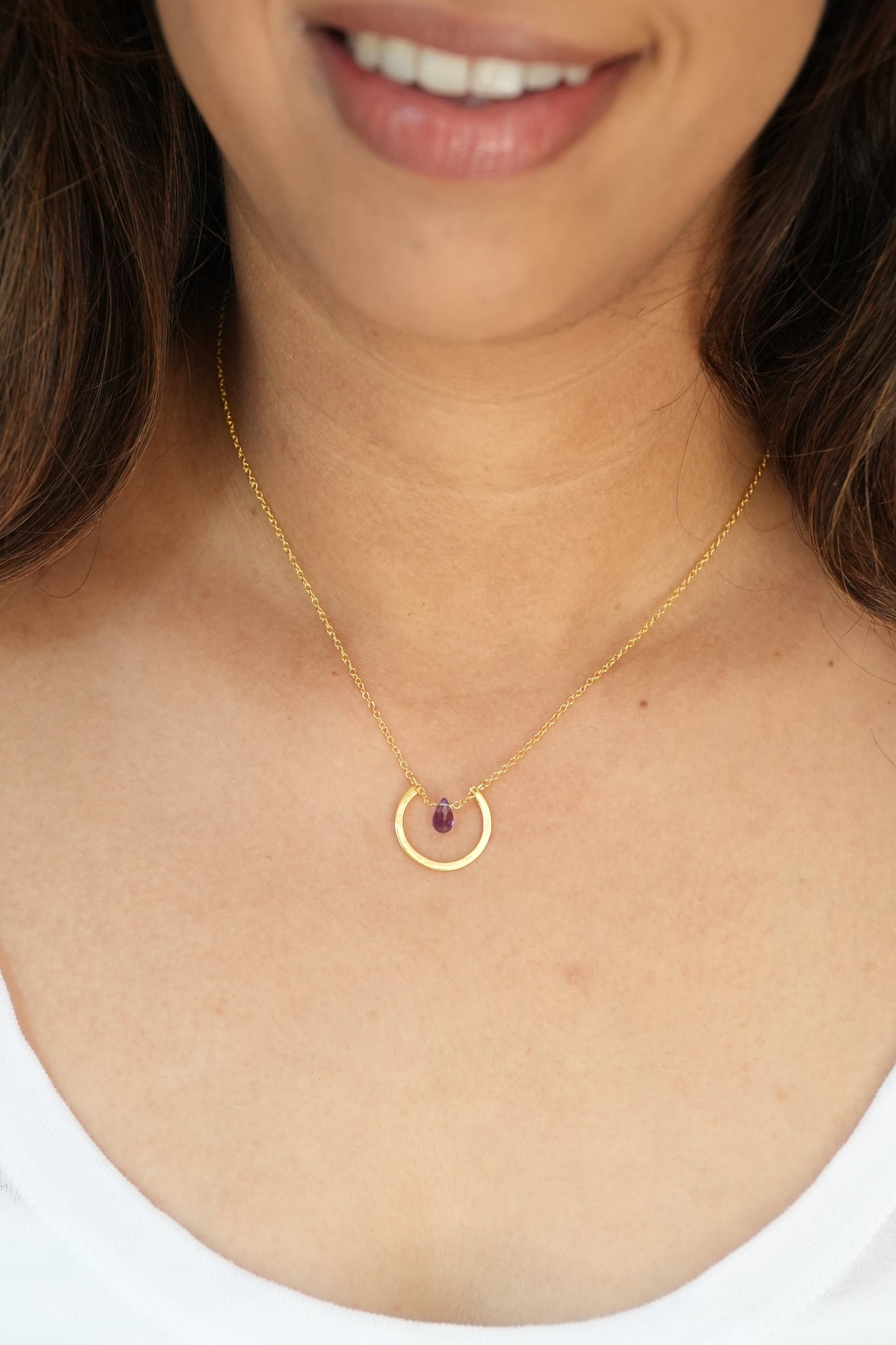 Moon drop Necklace