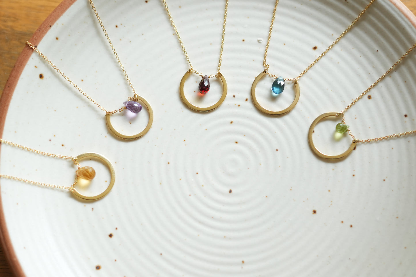 Moon drop Necklace