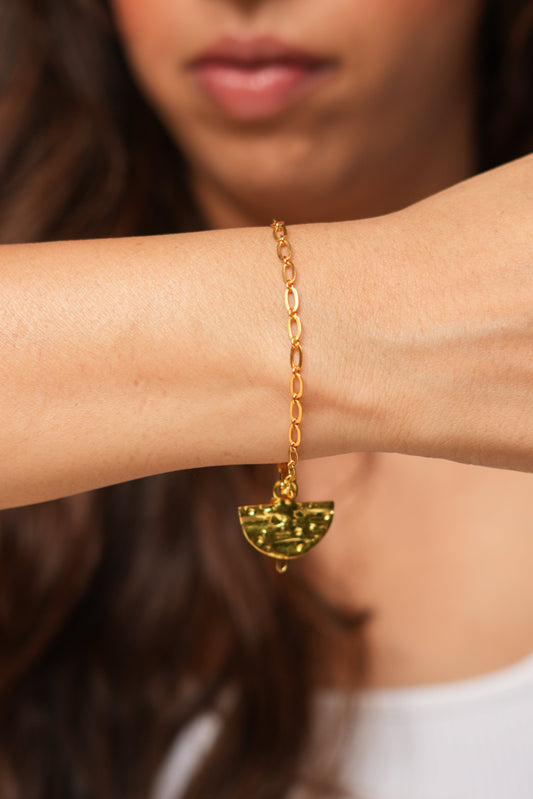 Dainty Dahlia Bracelet/Bag Charm