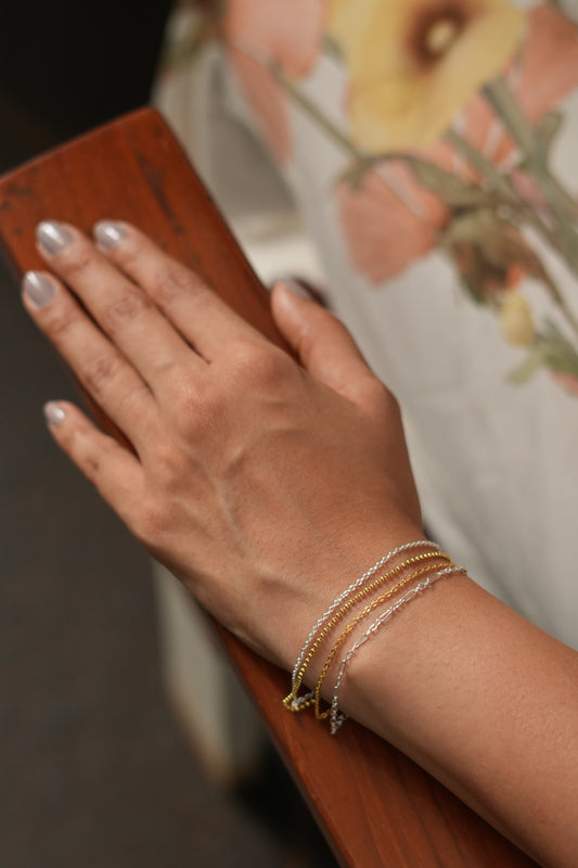 Sienna Dual Tone Bracelet