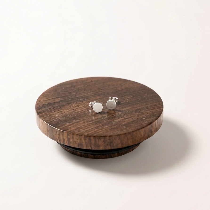 dotted silver studs for women