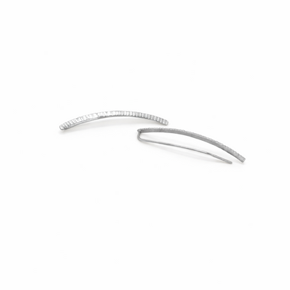 Silver earring for women ear climbers