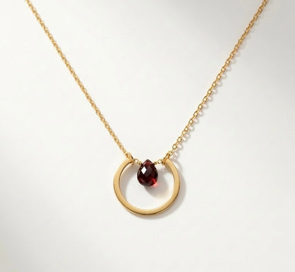 Moon drop Necklace