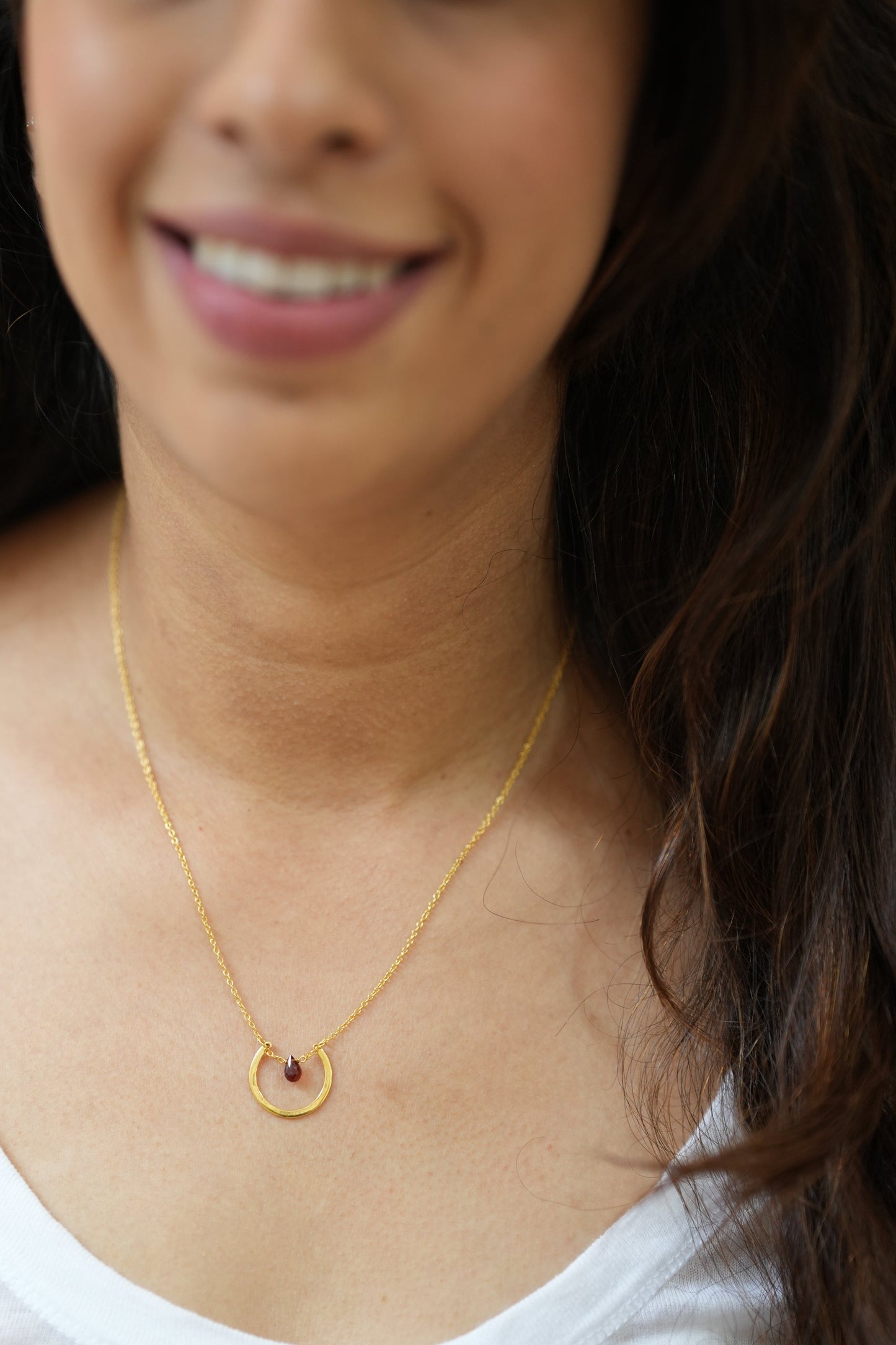 Moon drop Necklace