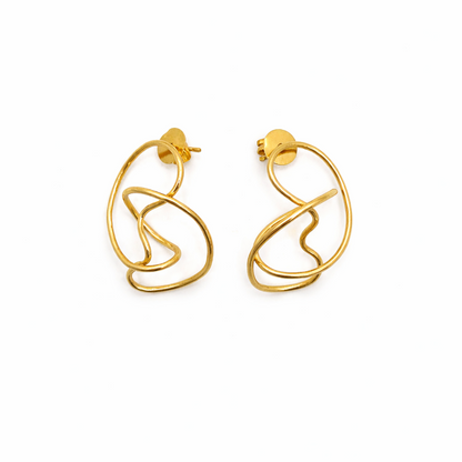 Gold hoop earrings Earrings for women Gold Earrings for women