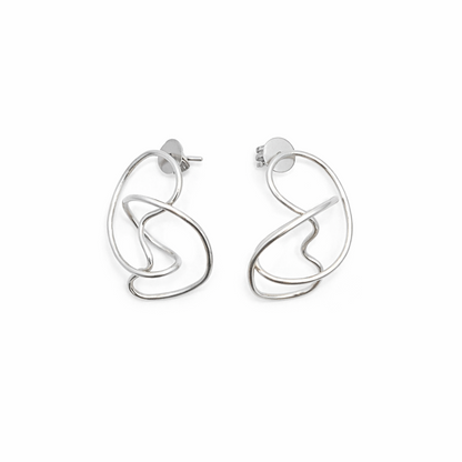 Silver hoop earrings Earrings for women Silver Earrings for women