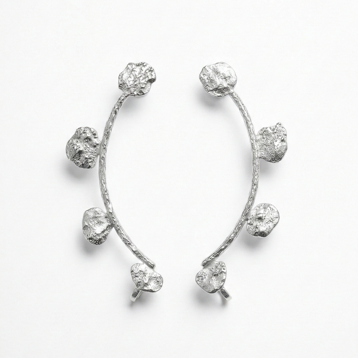 Silver earclimbers