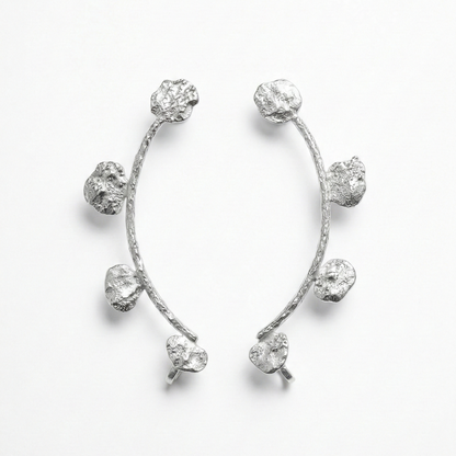 Silver earclimbers