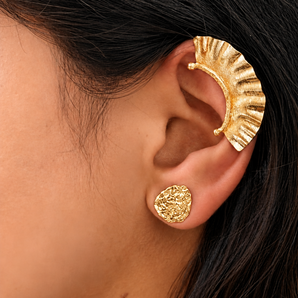 Luna Mini Studs + Katie Earcuffs