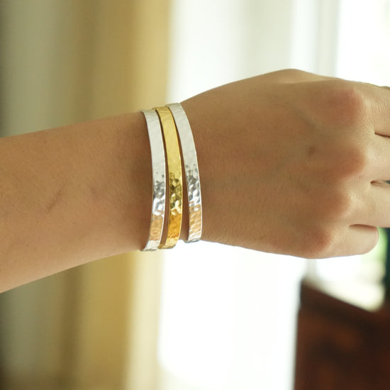 Dahlia Bangles Gold & SIlver